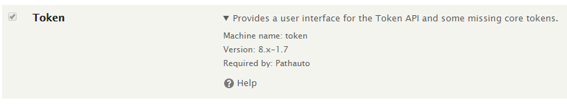 Token extend