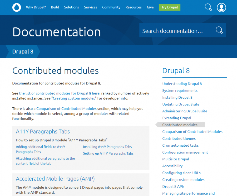 Contributed modules