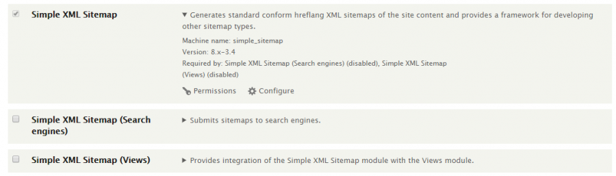 Simple XML Sitemap